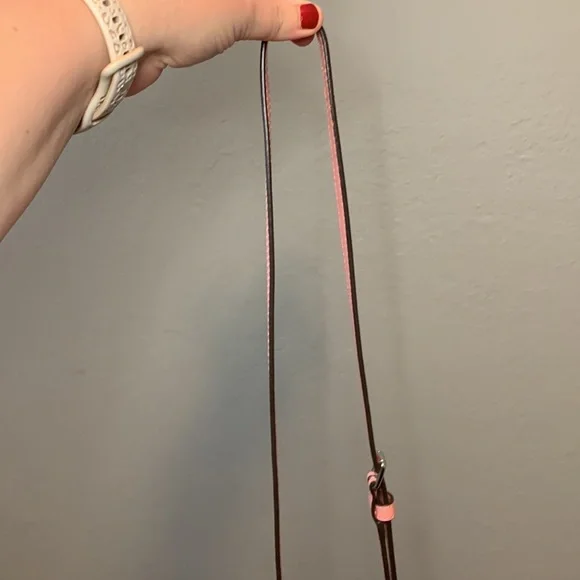 EUC - Michael Kors Mercer Extra-Small Pebbled Leather Crossbody Bag in Pink - Picture 10 of 17